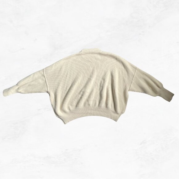 Free People Cream Oversized Sweater - Picture 4 of 7